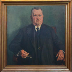 Portret van Richard Mönninghoff, de oprichter van de machinefabriek Mönninghoff