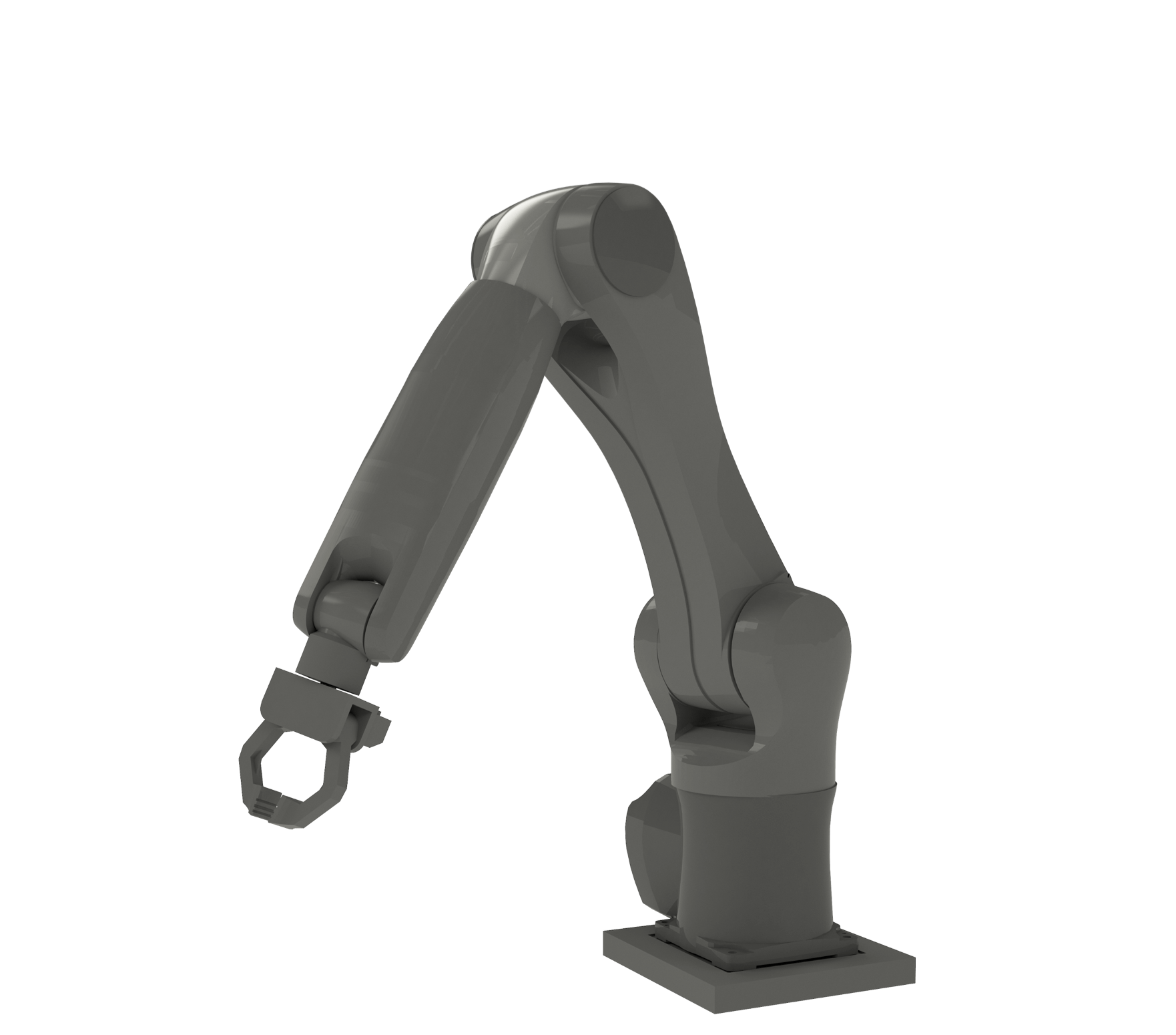 Robotgrijparm met koppeling voor nauwkeurig grijpen en verplaatsen van onderdelen